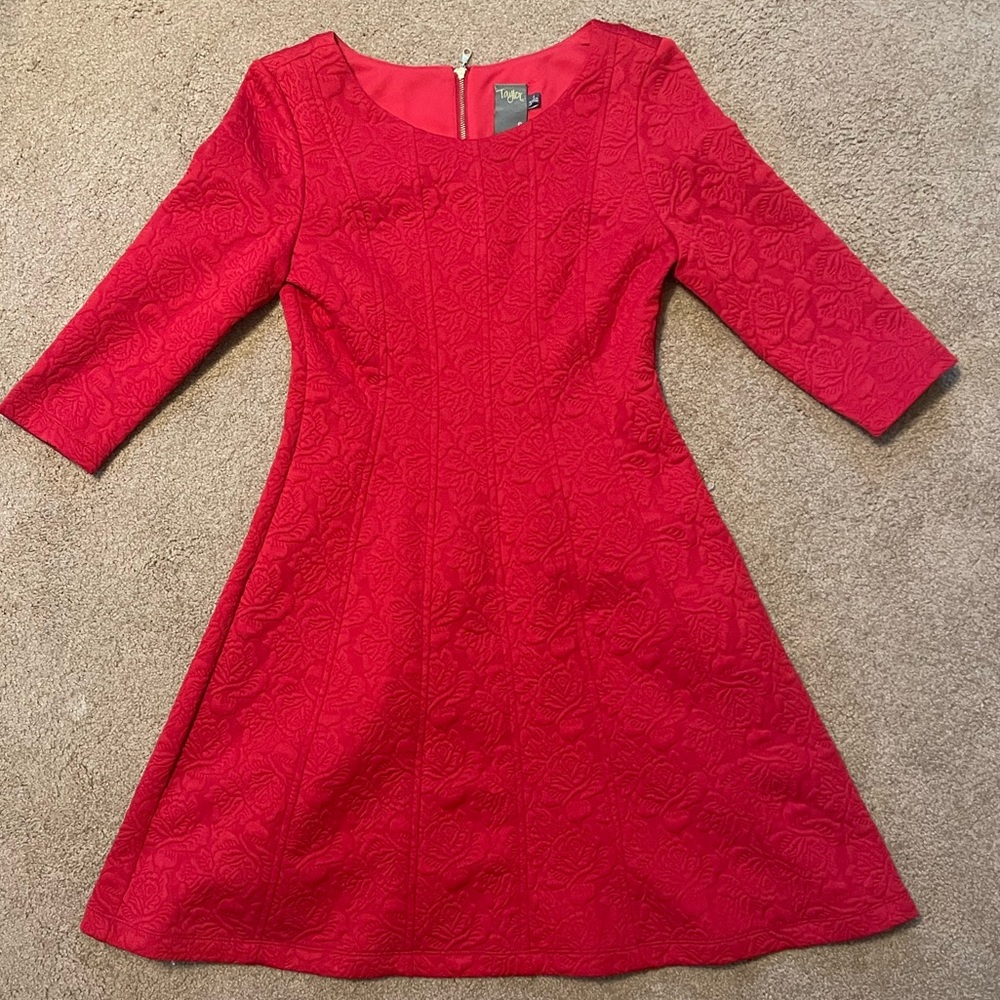 Red Dress with Rose Design 🥀